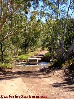 Creek crossing outside Bungle Bungles National Park Creek crossing outside Bungle Bungles National Park
