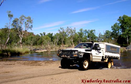 Creek crossing outside Purnululu National Park Creek crossing outside Purnululu National Park