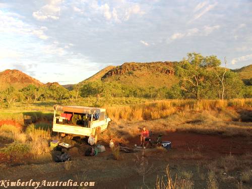 Camping Outside Purnululu National Park Camping Outside Purnululu National Park