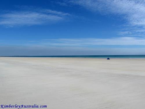 This is our neighbours' section of beach and their little beach shelter 