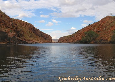 The site of the proposed dam at Dimond Gorge, Fitzroy River The site of the proposed dam at Dimond Gorge, Fitzroy River