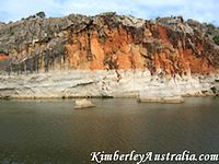 The Geikie Gorge Wall The Geikie Gorge Wall