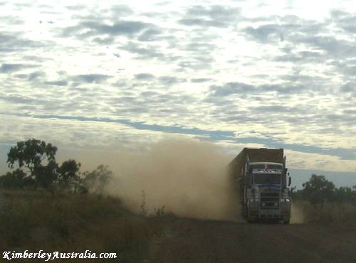 Another road train. Another road train.