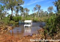 Crossing the King Edward River Crossing the King Edward River