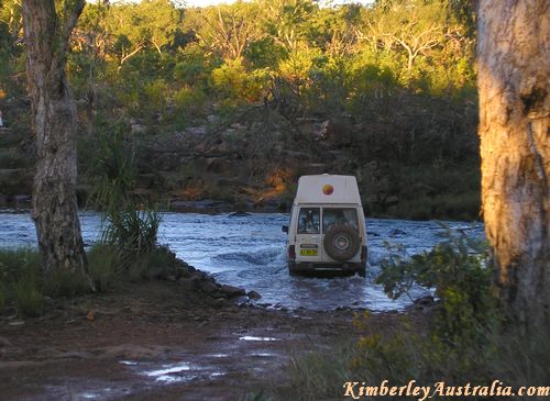 Crossing the King Edward River Crossing the King Edward River