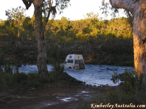 Crossing the King Edward River Crossing the King Edward River