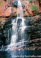 Waterfall at Lake Kununurra Waterfall at Lake Kununurra