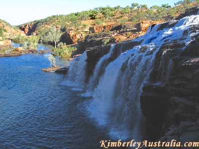 The falls sen from near the top The falls sen from near the top