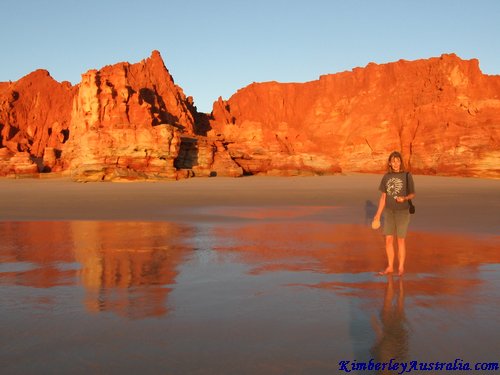 Rocks glowing at sunset. Rocks glowing at sunset.