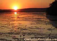Sunset near Wyndham, Kimberly, Western Australia Sunset near Wyndham, Kimberly, Western Australia