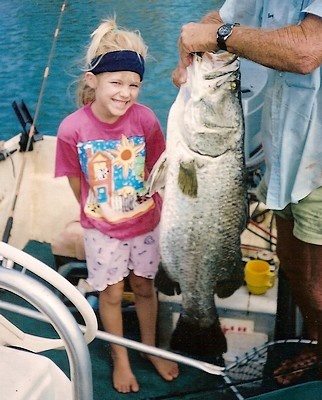 Barramundi fishing queen. Barramundi fishing queen