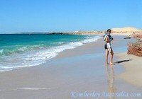 Swimming beach at Cape Leveque Swimming beach at Cape Leveque