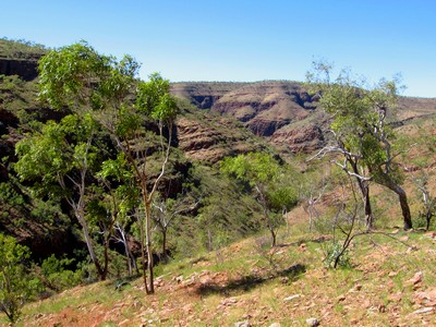 High above Andy's Chasm