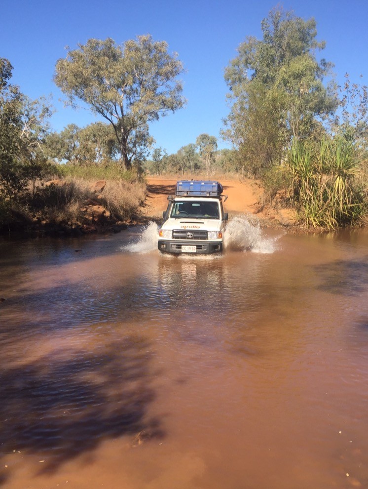 Creek Crossing on the way to Bell Gorge