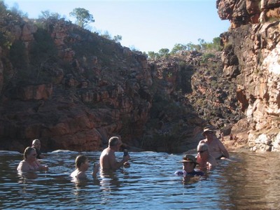 Living it up at Bell Gorge