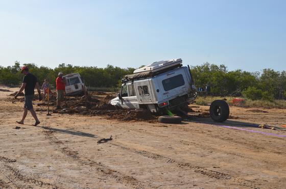 Bogged in a salt plain 2