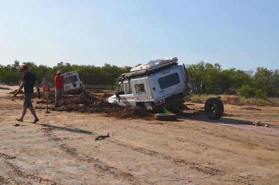 Bogged in a salt plain 2