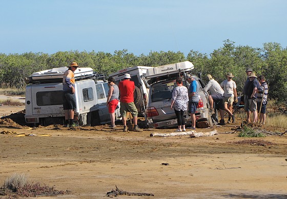 Well and truly bogged