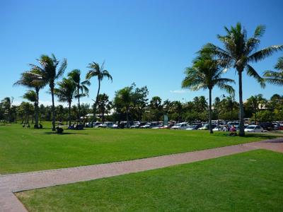 Manicured Cable Beach lawns