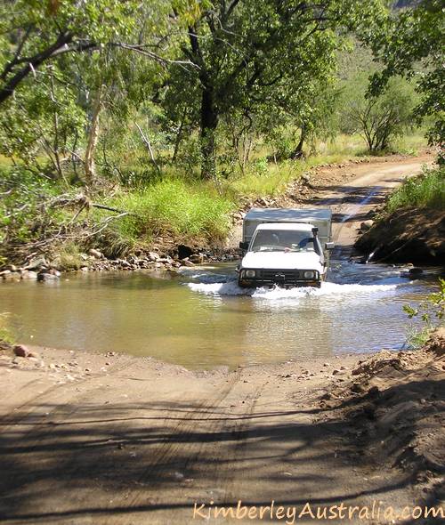 Creek crossing on Spring Creek Track