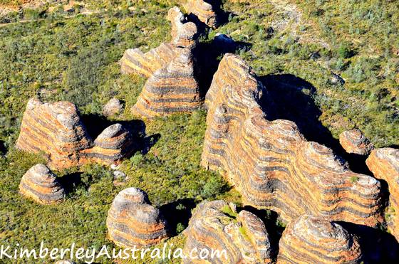 The Bungles seen from the air