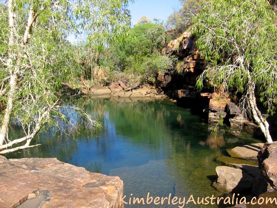 The first pool of Donkey Hole