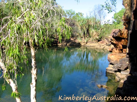 Another view of the first pool of Donkey Hole