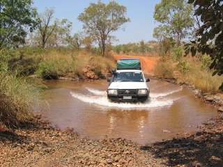 Creek crossing on way to Mornington Sanctuary