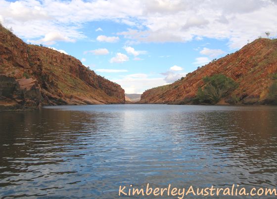 The gap where the Fitzroy Dam was to be built.