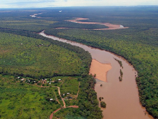 Old Fitzroy Crossing on the Fitzroy River