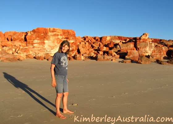 Alone at Kooljaman Resort, Cape Leveque