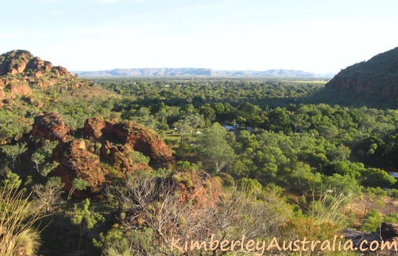 Attractive view over Kununurra