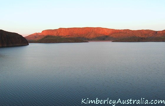 Sunset over Lake Argyle