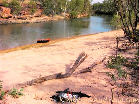 Beach on the Hann River