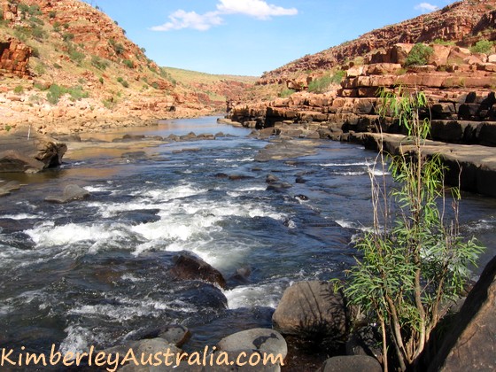 Looking back towards the third gorge.