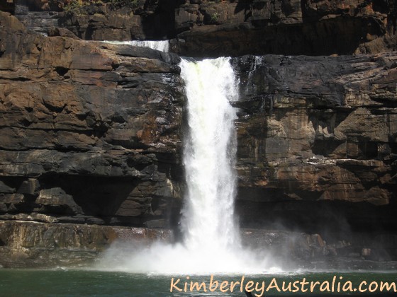 The bottom tier of the Mitchell Falls
