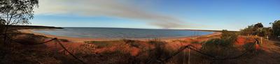 View from campsite, high tide.