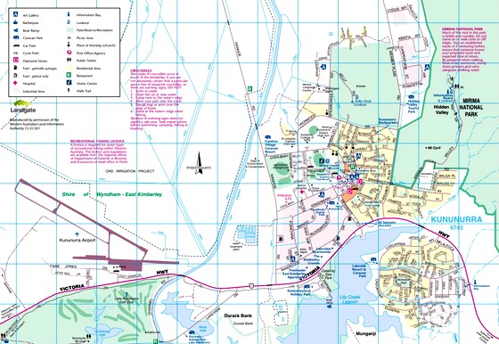 Kununurra Map