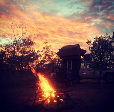 Camping at Ellenbrae