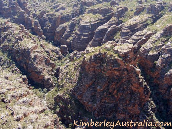 Bungles ranges aerial view