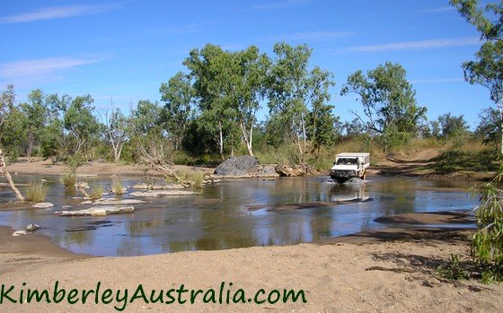 Creek crossing on the way to the Bungles