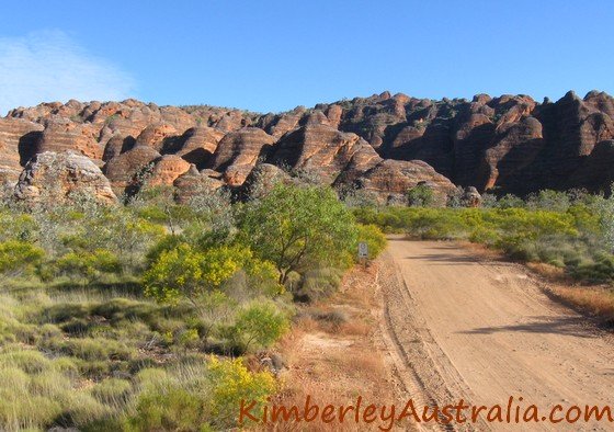 View of the Bungle Bungle range