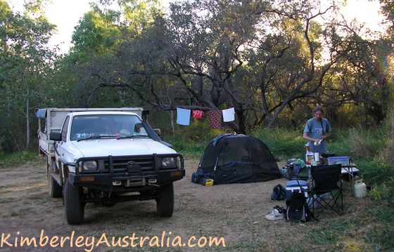 Public campgrounds at the Bungles