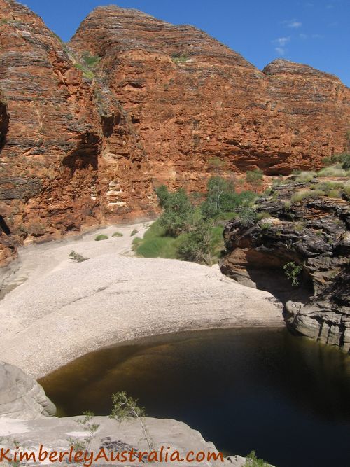 Waterhole underneath the domes