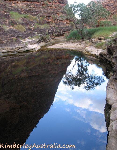 Large rock pool in the Bungles