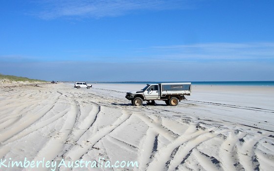 My car on Cable Beach