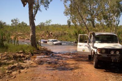 Crossing The King Edward River