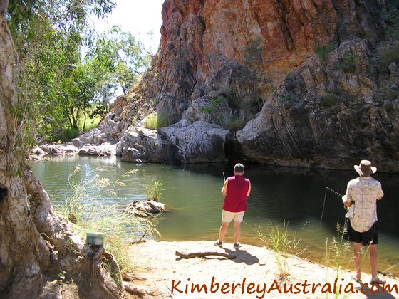 Fishing at Sawpit Gorge