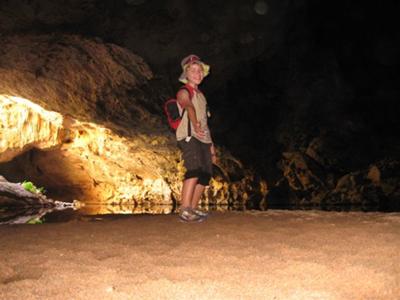 Caveman at Tunnel Creek