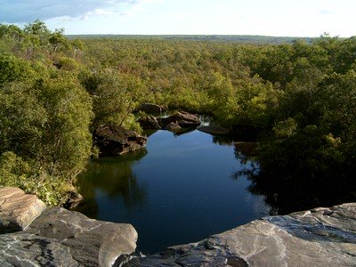 View from the top of Little Mertens Falls